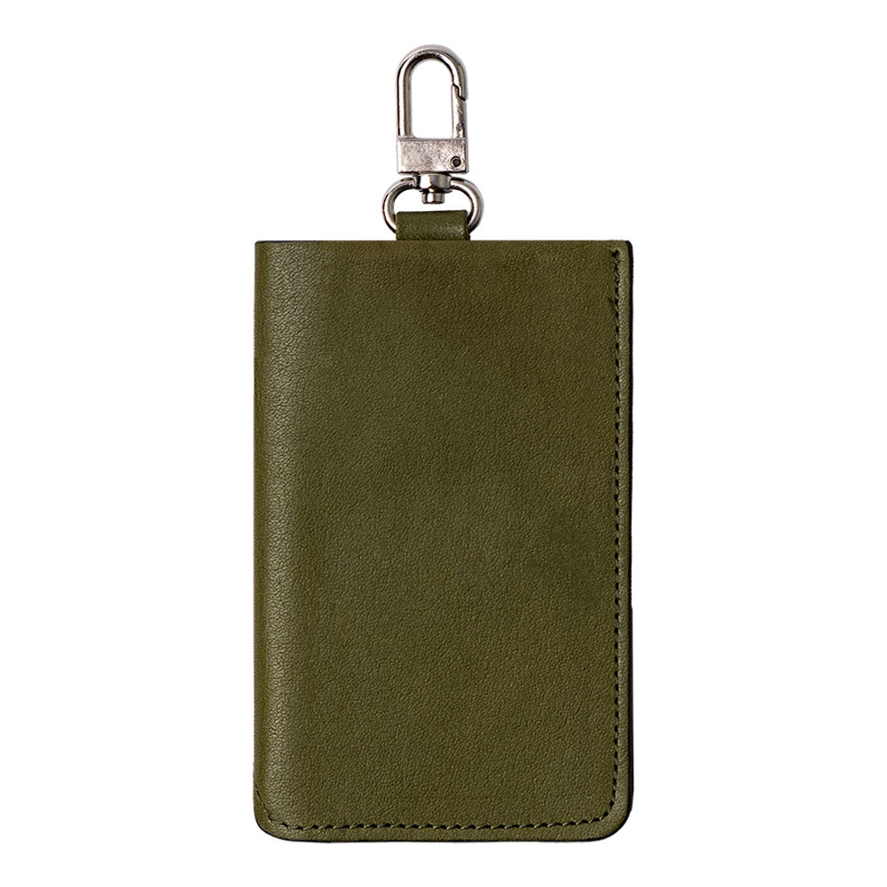 本革 栃木レザー カードケース 吊り下げフック付き