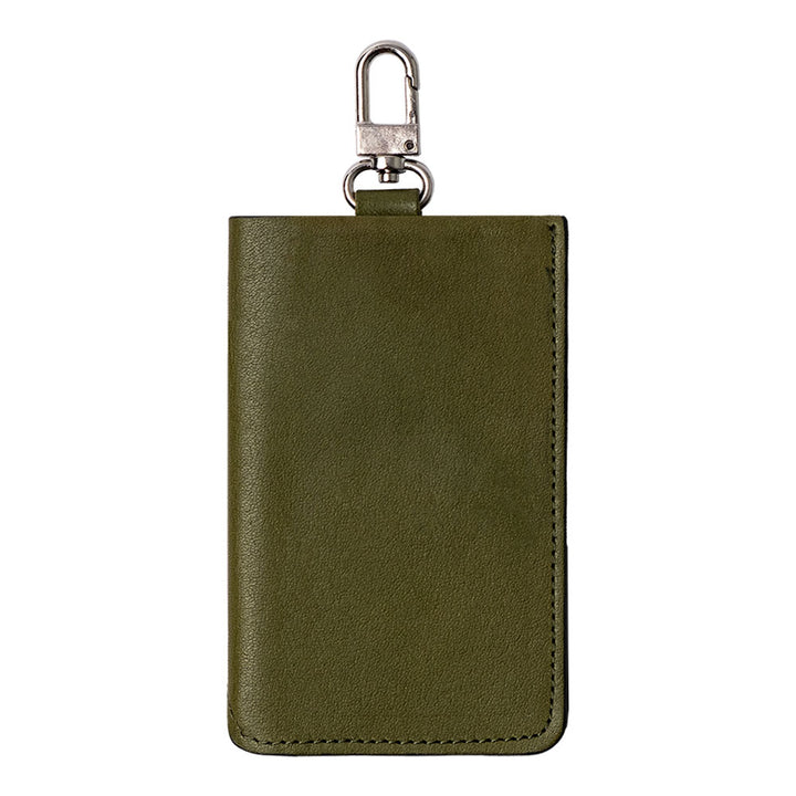 本革 栃木レザー カードケース 吊り下げフック付き