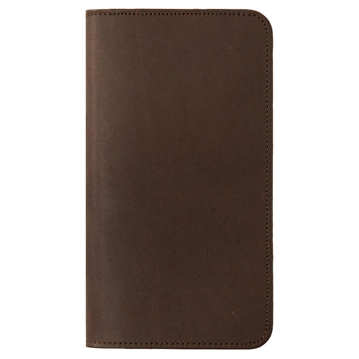 Genuine leather Italian leather card storage notebook-style case