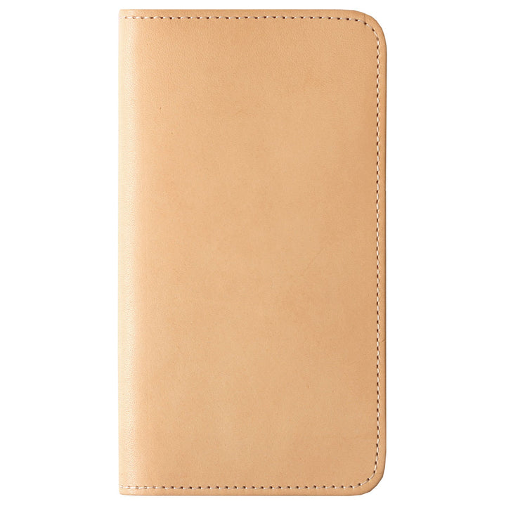 Genuine leather Italian leather card storage notebook-style case