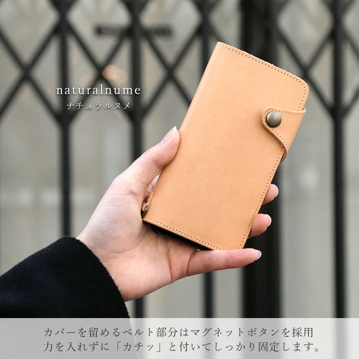 Étui portefeuille en cuir véritable italien avec rangement pour cartes (avec ceinture) pour la série Galaxy