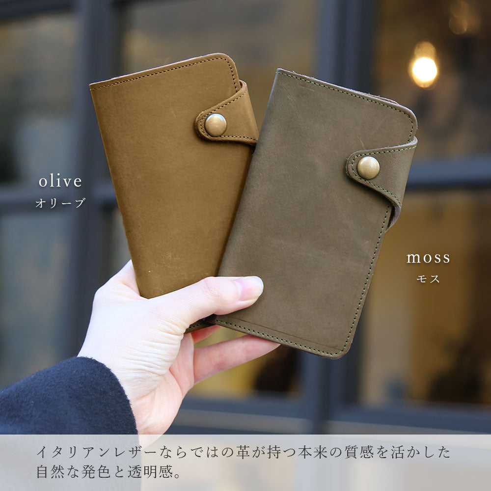 Genuine leather Italian leather card storage notebook-style case (with belt) for Google Pixel series