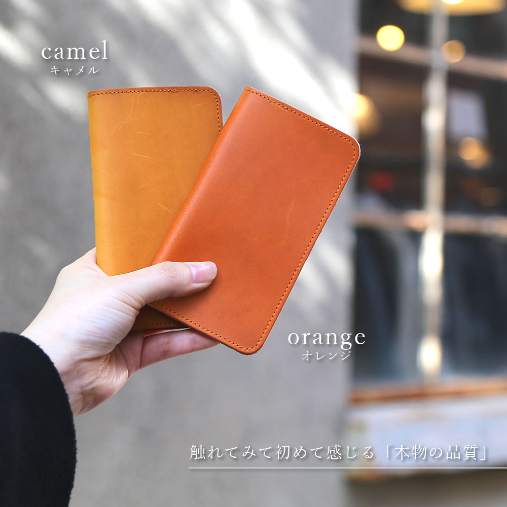 Genuine leather Italian leather card storage notebook-style case