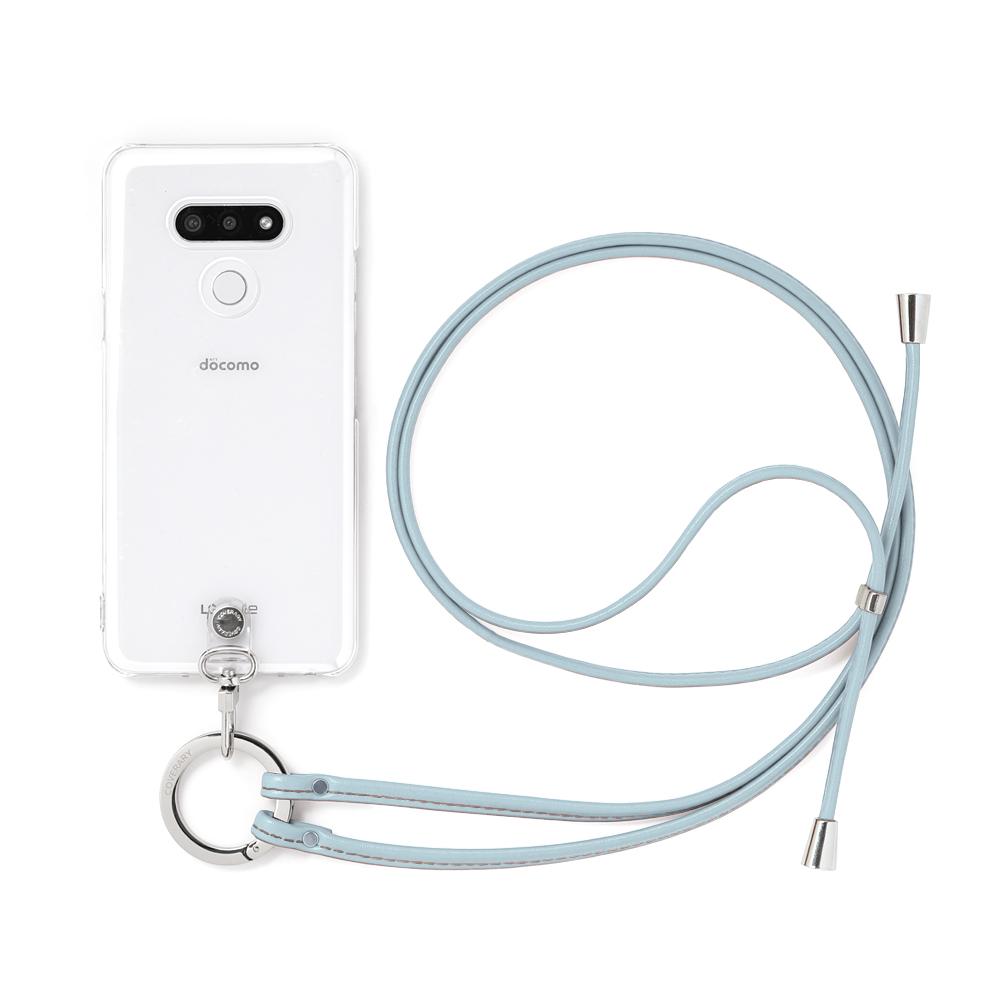 クリアケース 本革 リングショルダーストラップ(金具調整あり)付き 背面ケース Google Pixelシリーズ