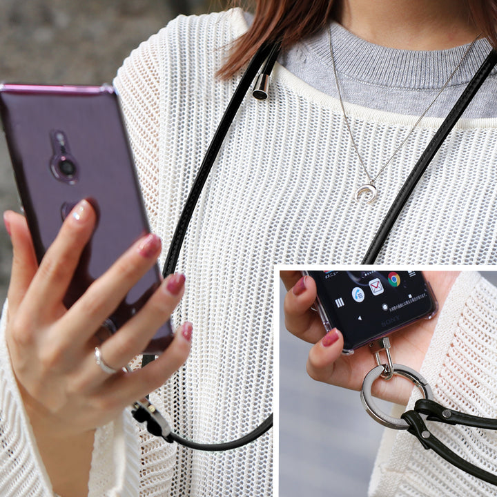 本革 リングショルダーストラップ(金具調整あり)