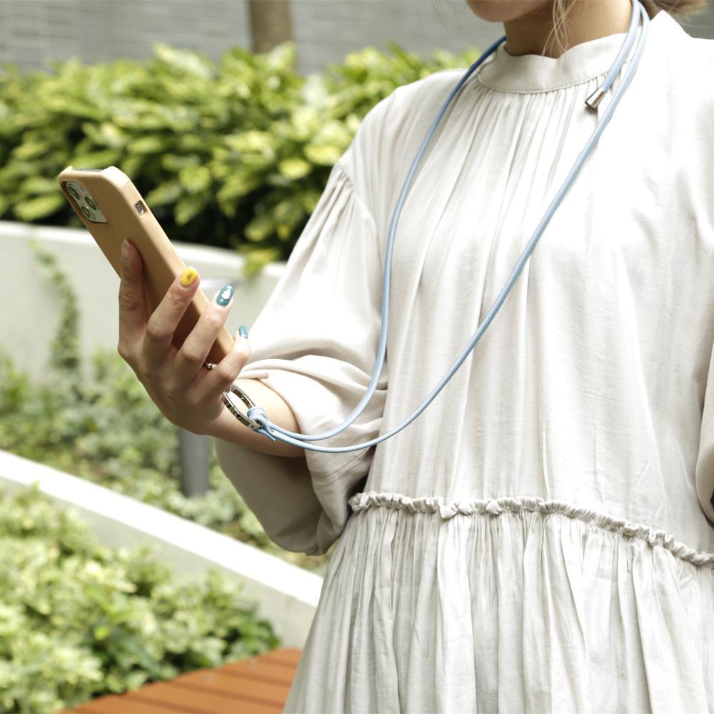 本革 栃木レザー リングショルダーストラップ(金具調整あり)付き 背面ケース iPhoneシリーズ