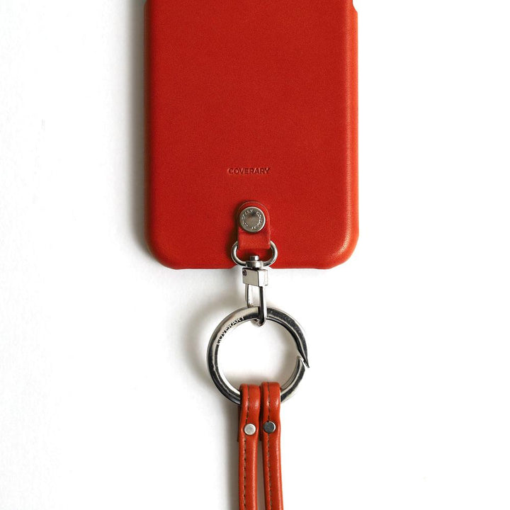 Genuine leather Tochigi leather ring shoulder strap (with metal fitting adjustment) attached back case AQUOS series