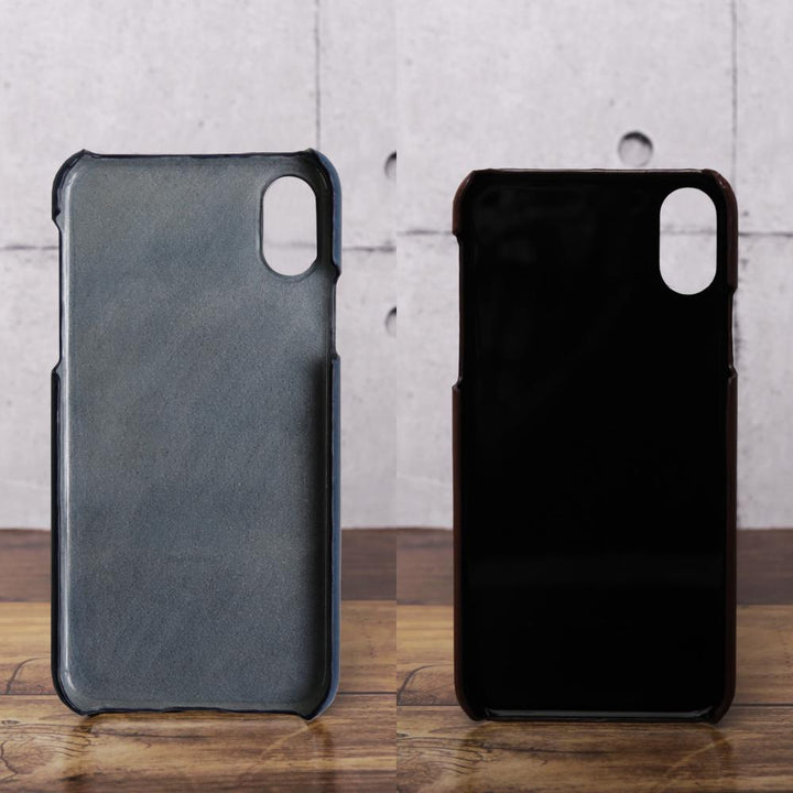 本革 栃木レザー リングショルダーストラップ(金具調整あり)付き 背面ケース iPhoneシリーズ