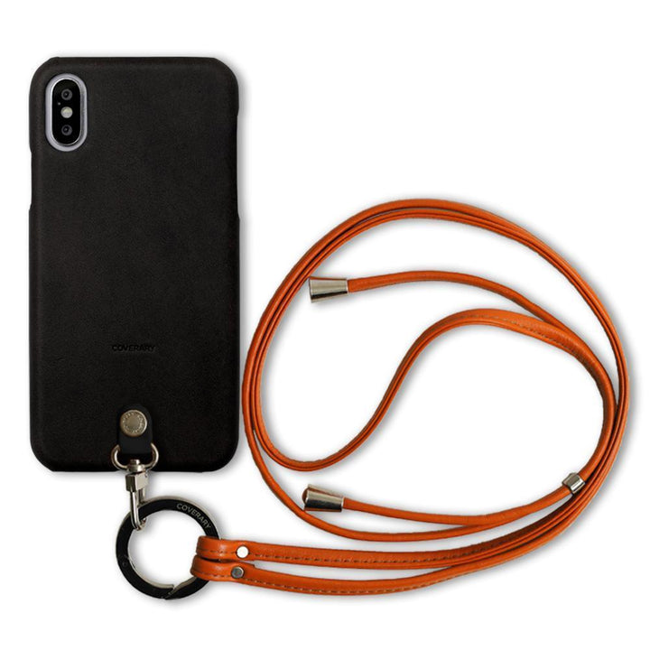 本革 栃木レザー リングショルダーストラップ(金具調整あり)付き 背面ケース Xperiaシリーズ