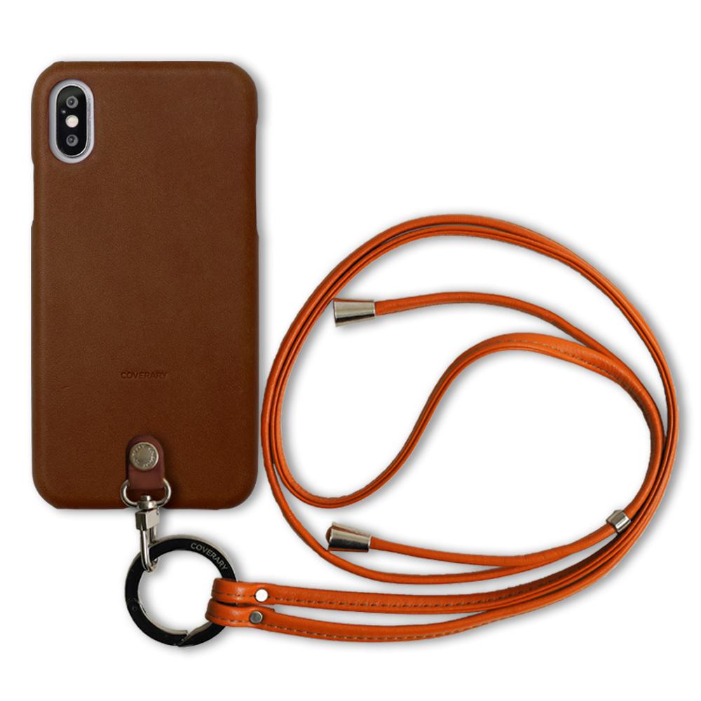 Genuine leather Tochigi leather ring shoulder strap (with metal fitting adjustment) attached back case AQUOS series