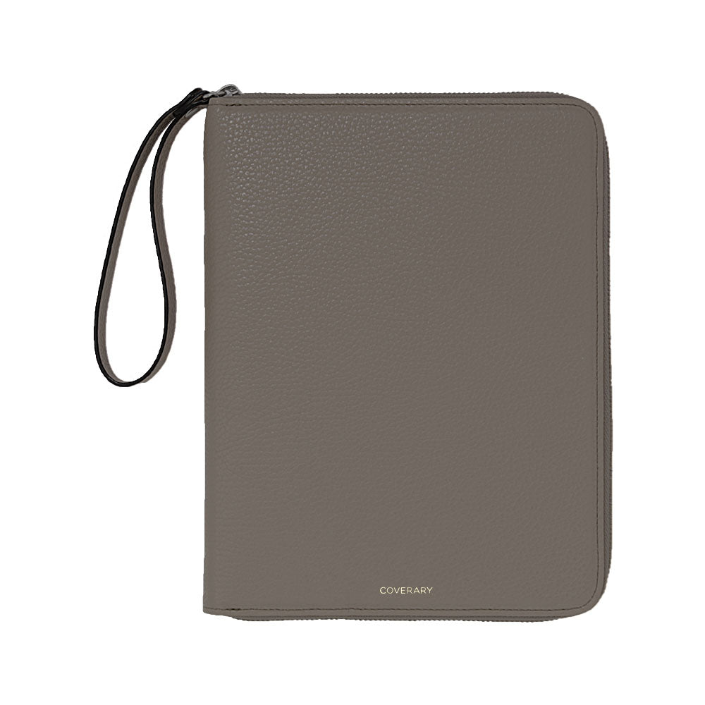 Étui multifonction en cuir italien grainé véritable avec sac intérieur, livré avec boîte cadeau