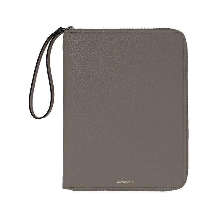 Étui multifonction en cuir italien grainé véritable avec sac intérieur, livré avec boîte cadeau