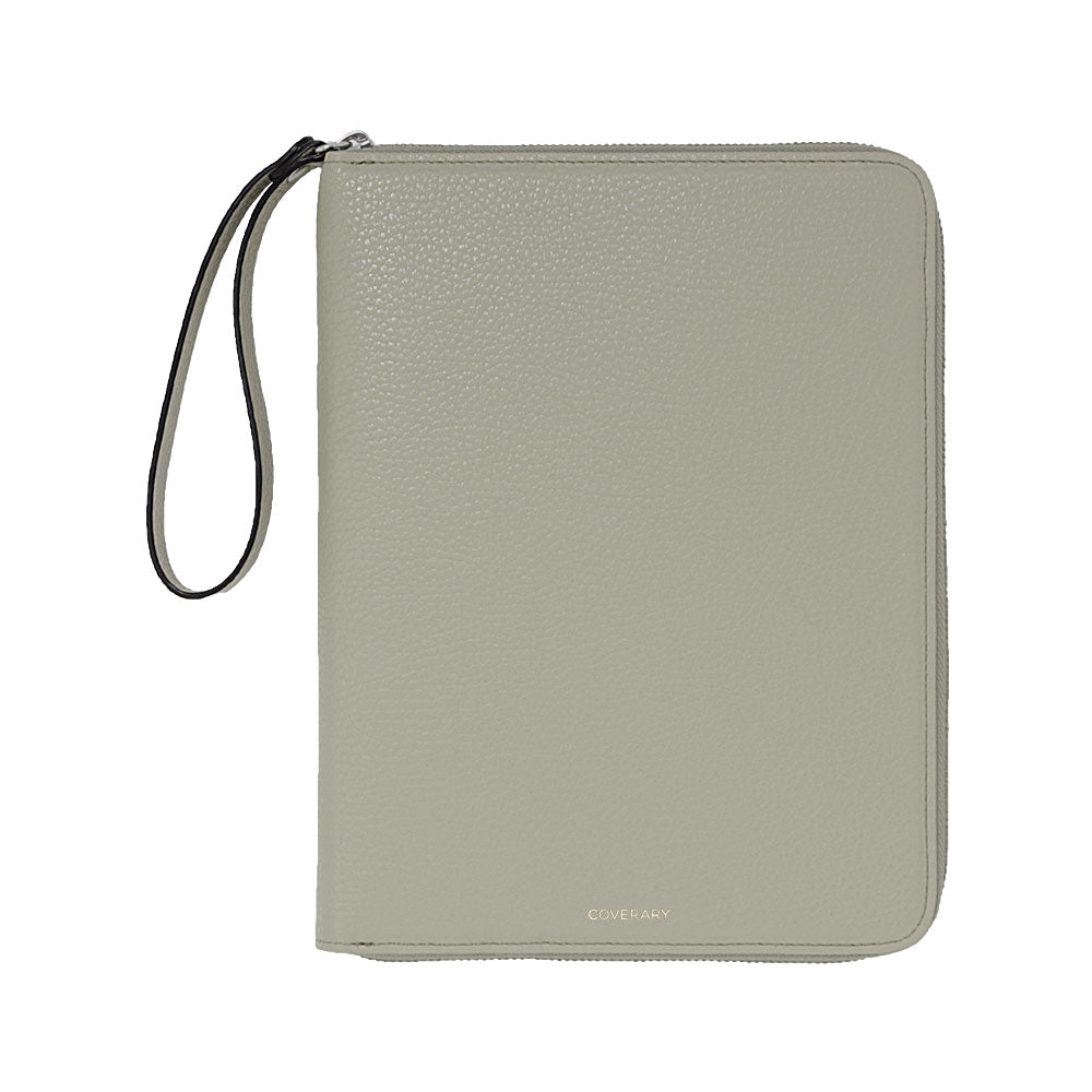 Étui multifonction en cuir italien grainé véritable avec sac intérieur, livré avec boîte cadeau