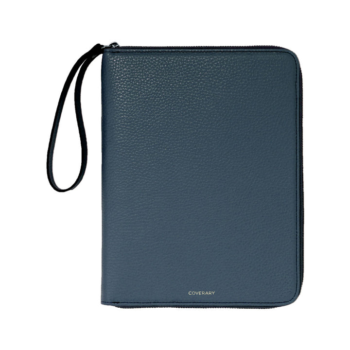 Étui multifonction en cuir italien grainé véritable avec sac intérieur, livré avec boîte cadeau