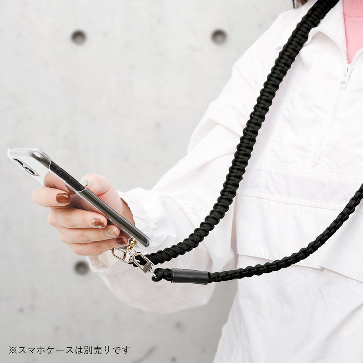 クリアケース パラコード 無地 ショルダーストラップ付き 背面ケース Google Pixelシリーズ