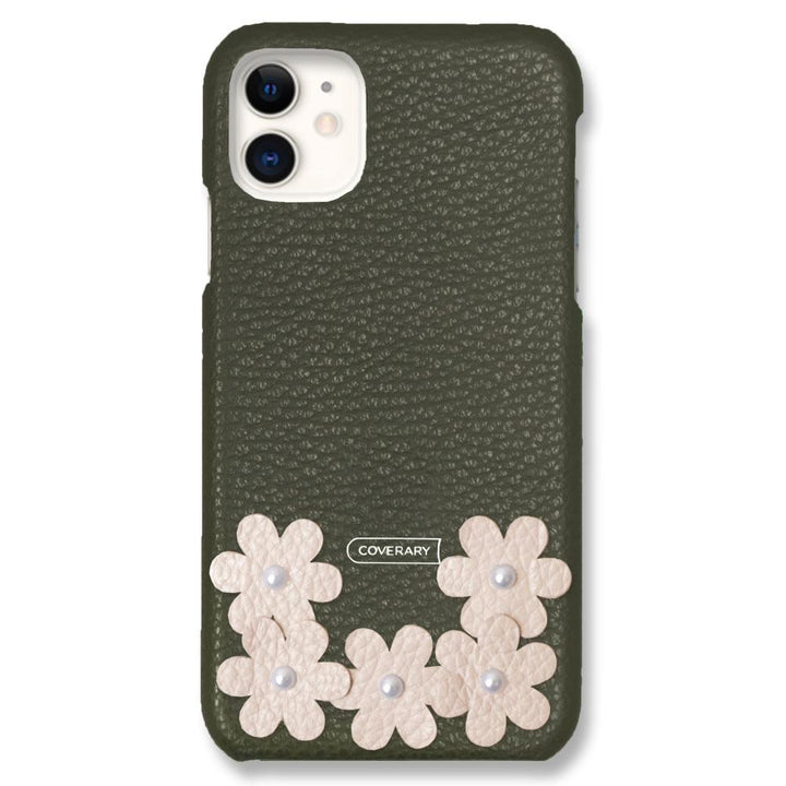 Genuine Leather 32 Colors Italian Shrink Leather Flower Deco Back Case Flower A Google Pixel Series