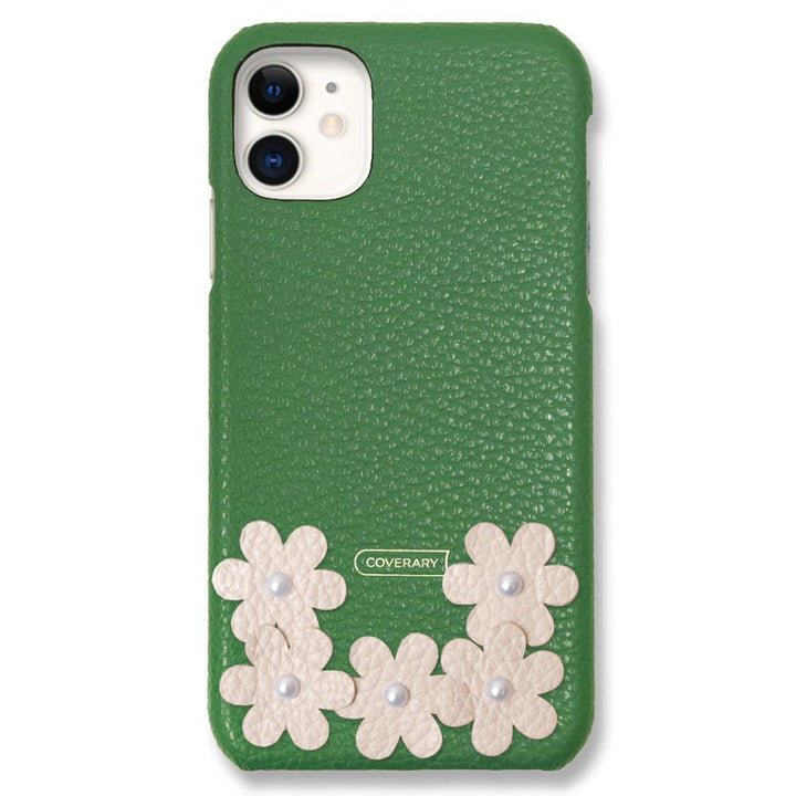 Genuine Leather 32 Colors Italian Shrink Leather Flower Deco Back Case Flower A Google Pixel Series
