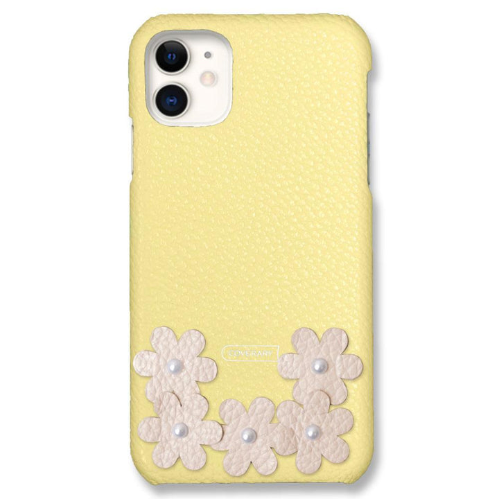 Genuine Leather 32 Colors Italian Shrink Leather Flower Deco Back Case Flower A Google Pixel Series