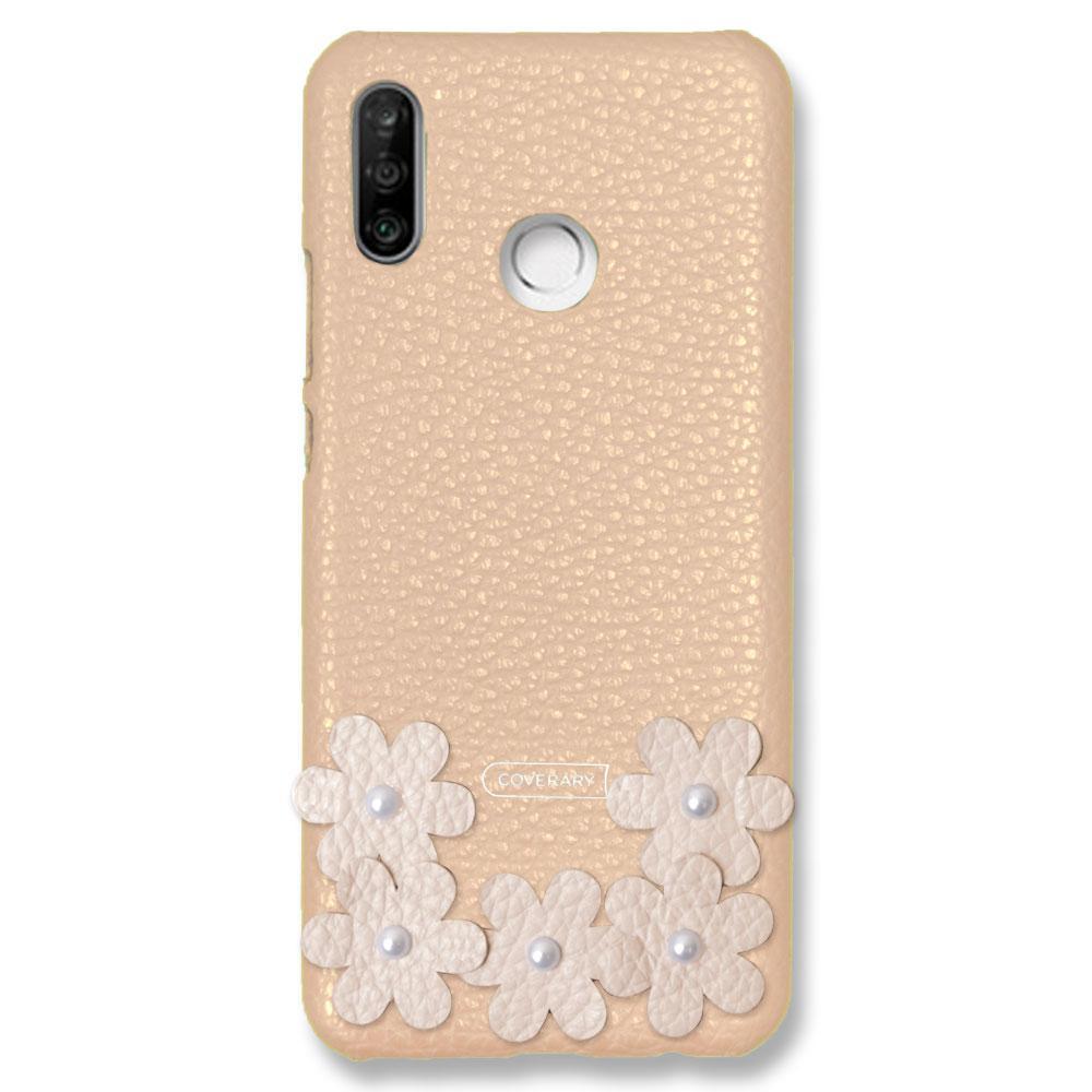 Genuine Leather 32 Colors Italian Shrink Leather Flower Deco Back Case Flower A Google Pixel Series