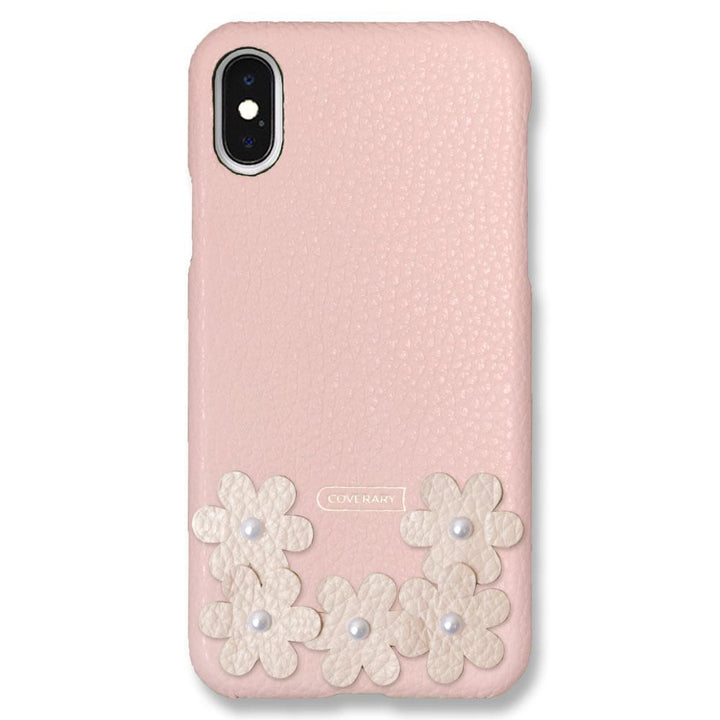 Genuine Leather 32 Colors Italian Shrink Leather Flower Deco Back Case Flower A Google Pixel Series