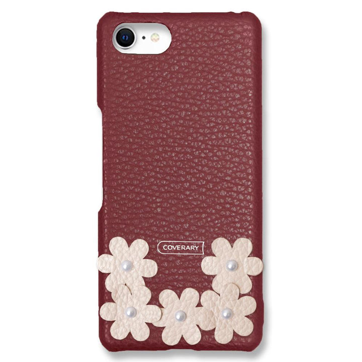 Genuine Leather 32 Colors Italian Shrink Leather Flower Deco Back Case Flower A Google Pixel Series