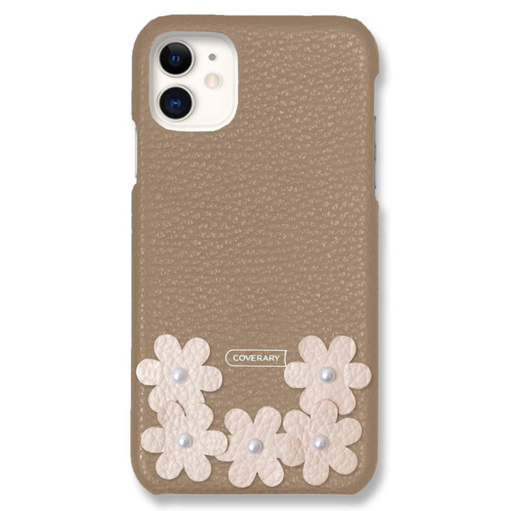 Genuine Leather 32 Colors Italian Shrink Leather Flower Deco Back Case Flower A Google Pixel Series