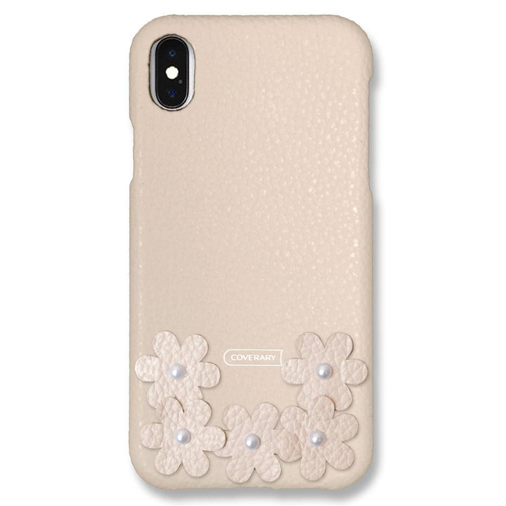 Genuine Leather 32 Colors Italian Shrink Leather Flower Deco Back Case Flower A Google Pixel Series