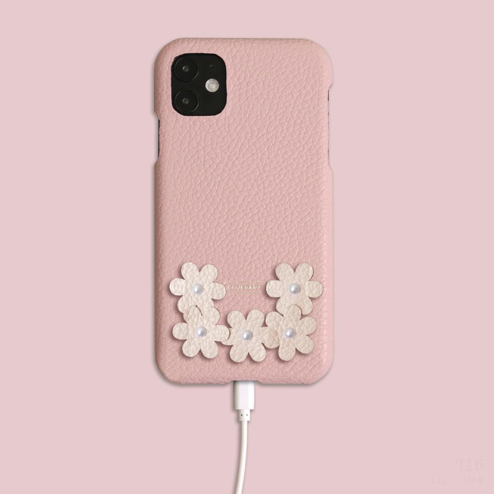 Genuine Leather 32 Colors Italian Shrink Leather Flower Deco Back Case Flower A Google Pixel Series
