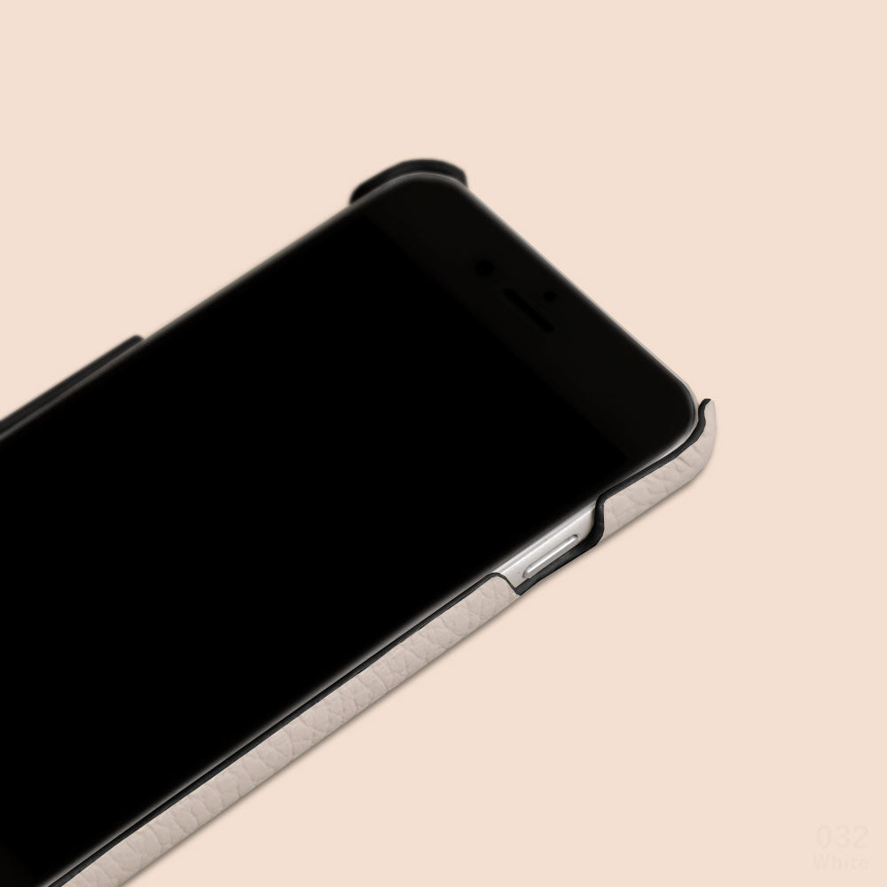 本革 32色 イタリアンシュリンクレザー フラワーデコ 背面ケース フラワーA