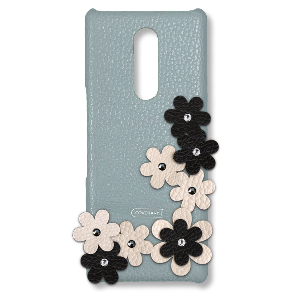 Genuine leather 32 colors Italian shrink leather flower decoration back case petals