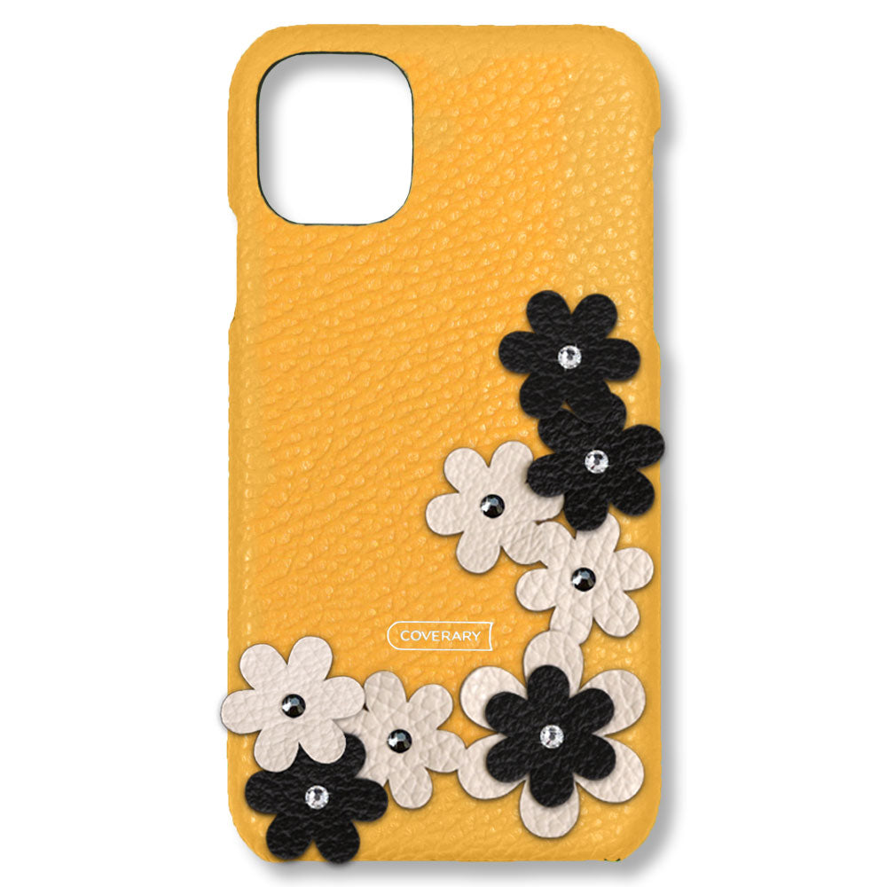 Genuine leather 32 colors Italian shrink leather flower decoration back case petals