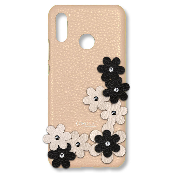 Genuine leather 32 colors Italian shrink leather flower decoration back case petals