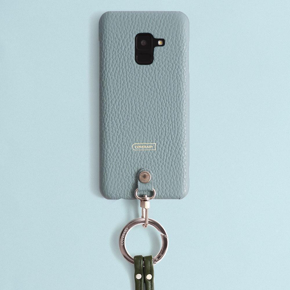 本革 32色 イタリアンシュリンクレザー リングショルダーストラップ(金具調整あり)付き 背面ケース iPhoneシリーズ