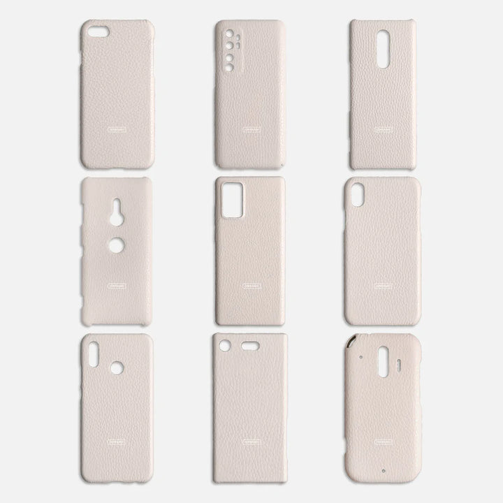 本革 32色 イタリアンシュリンクレザー 蓋ありポケット付き 背面ケース iPhoneシリーズ