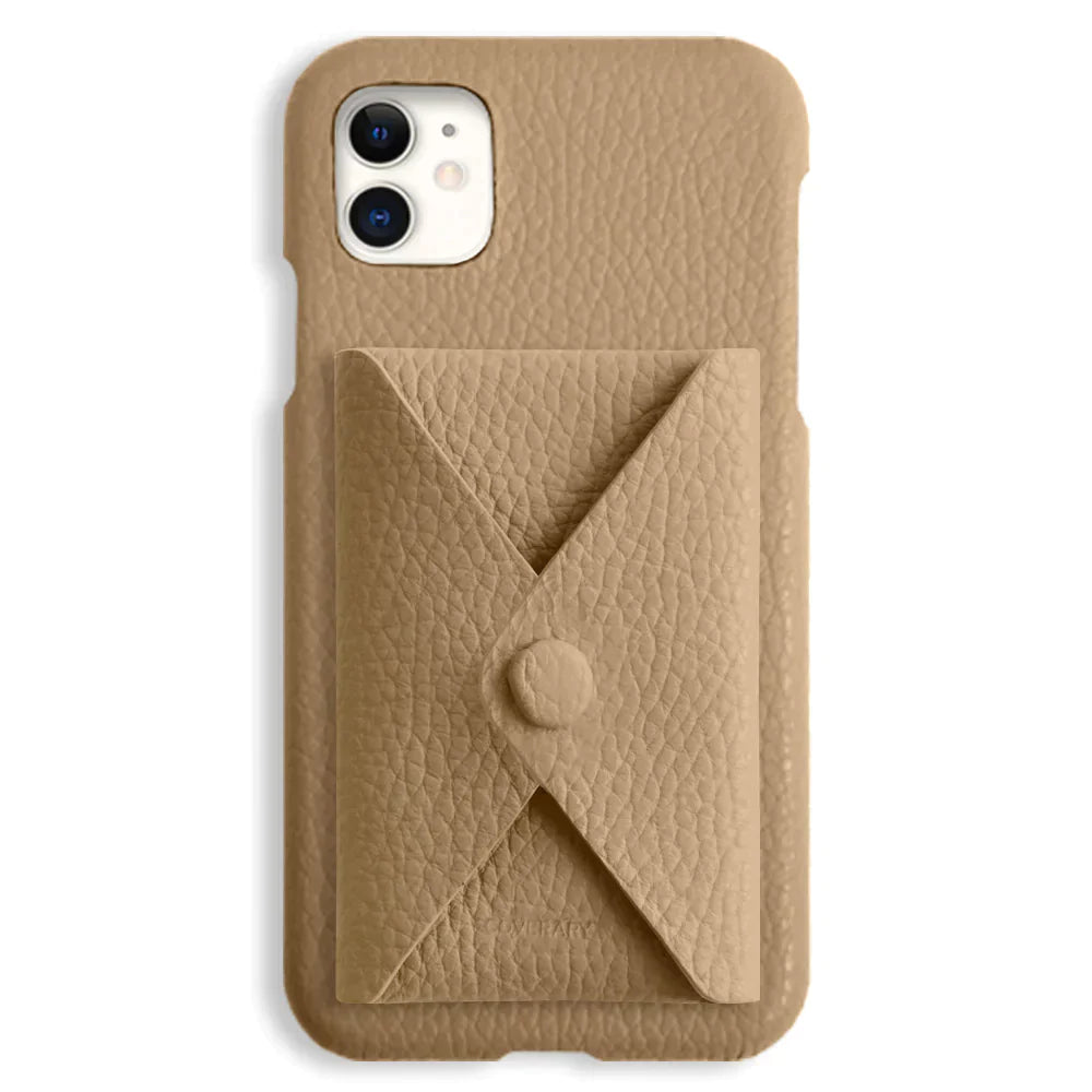 本革 32色 イタリアンシュリンクレザー 蓋ありポケット付き 背面ケース Google Pixelシリーズ