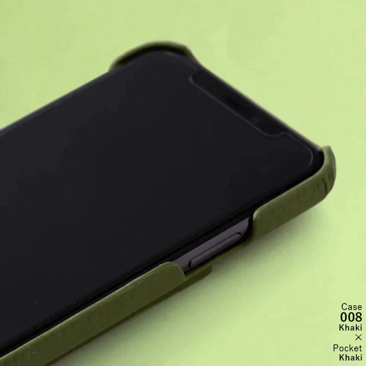 本革 32色 イタリアンシュリンクレザー 蓋ありポケット付き 背面ケース iPhoneシリーズ