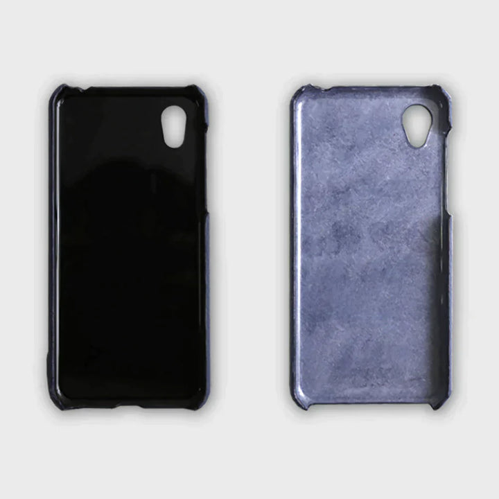 本革 32色 イタリアンシュリンクレザー 蓋ありポケット付き 背面ケース iPhoneシリーズ