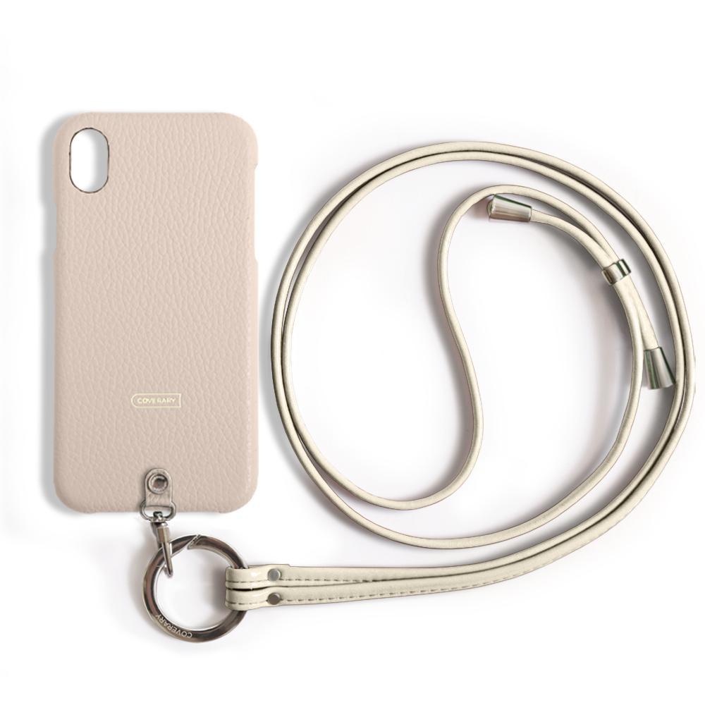 本革 32色 イタリアンシュリンクレザー リングショルダーストラップ(金具調整あり)付き 背面ケース Xperiaシリーズ