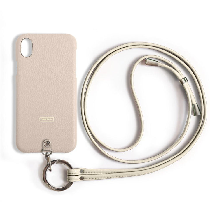 本革 32色 イタリアンシュリンクレザー リングショルダーストラップ(金具調整あり)付き 背面ケース Xperiaシリーズ