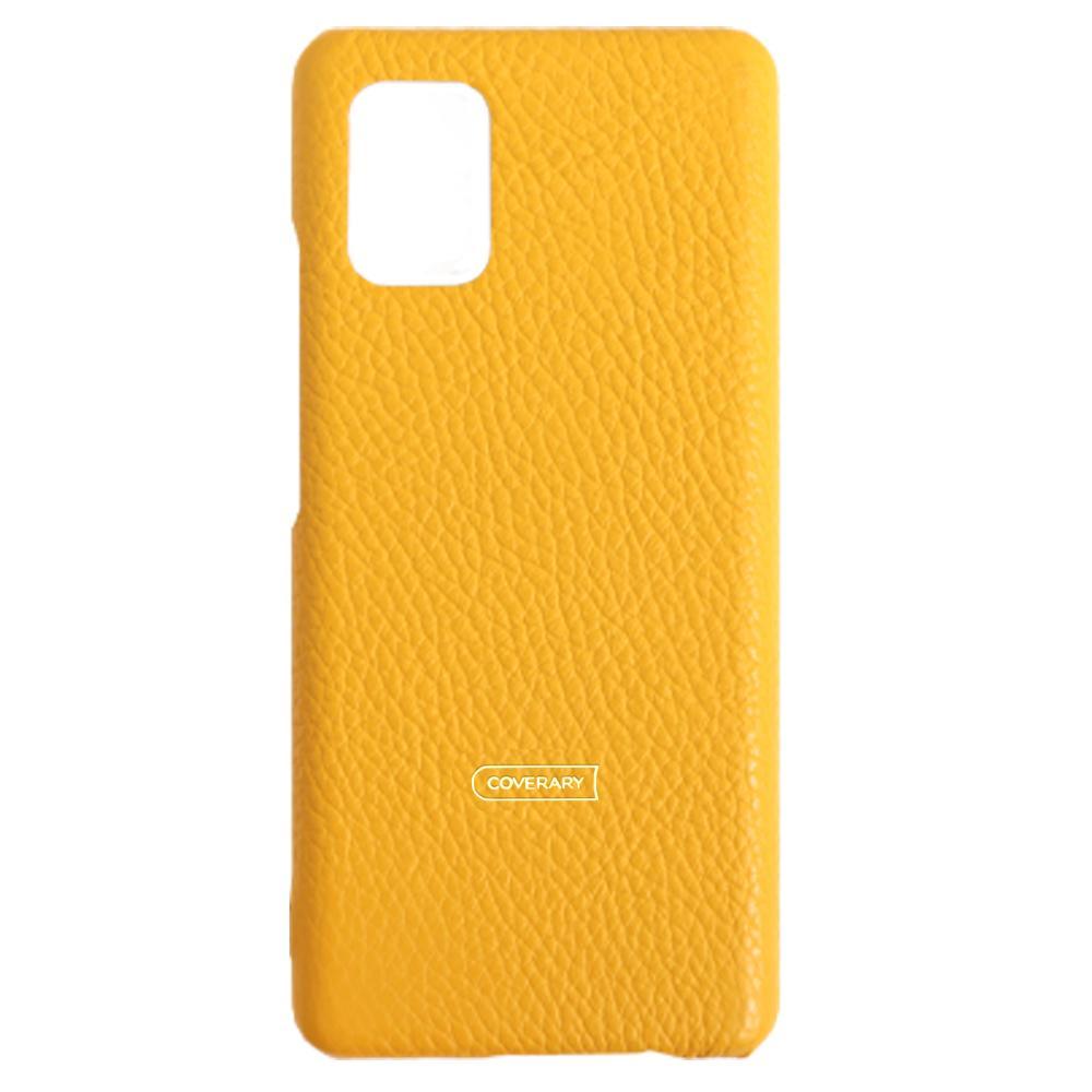 Cuir véritable 32 couleurs cuir italien grainé coque arrière série Galaxy