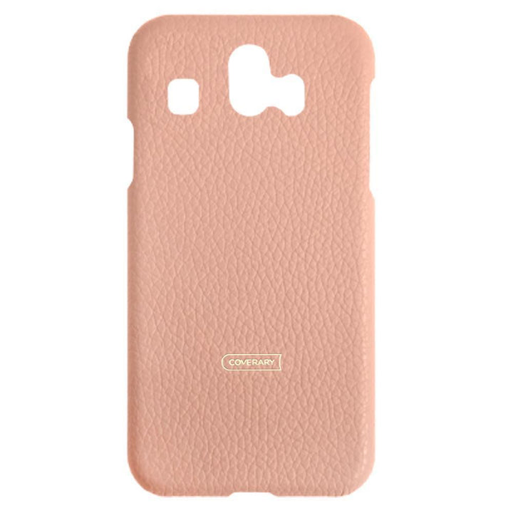 Cuir véritable 32 couleurs cuir italien grainé coque arrière série Galaxy