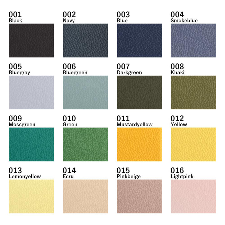 Genuine leather 32 colors Italian shrink leather selectable bicolor back case AQUOS series