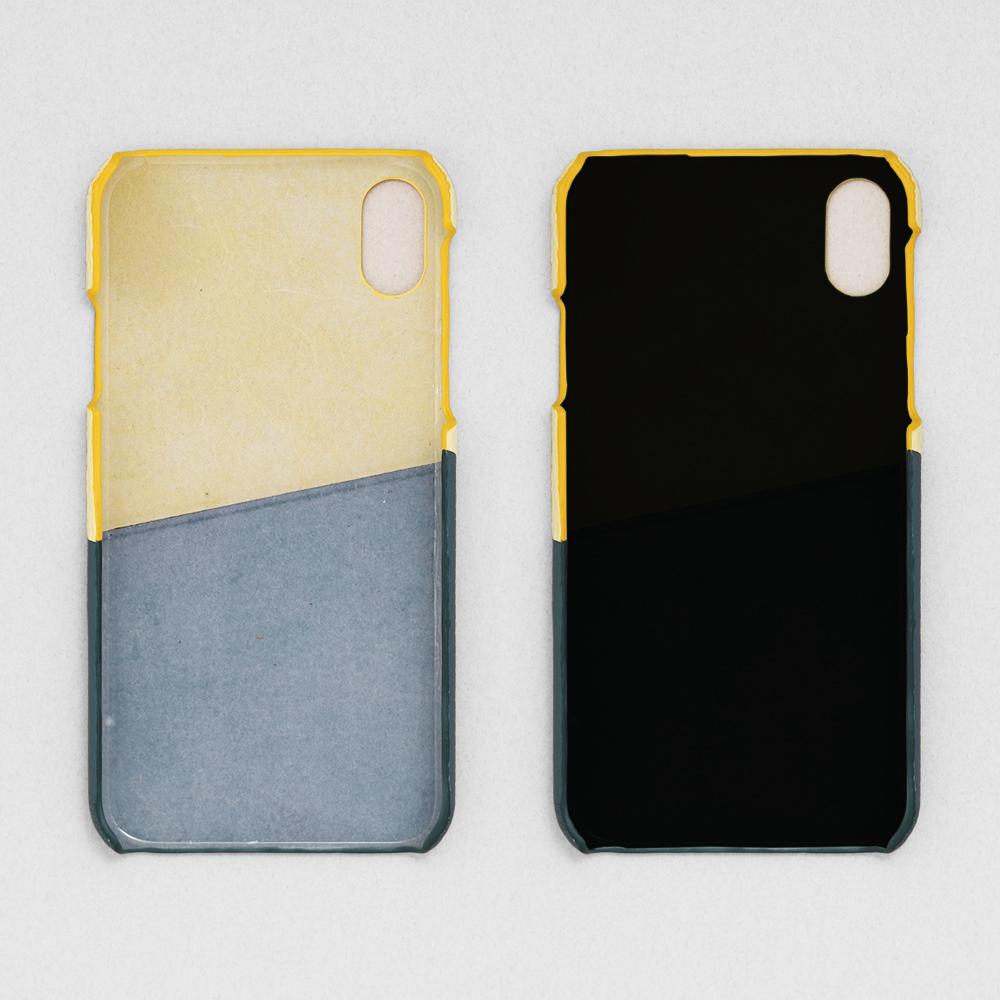 Cuir véritable 32 couleurs cuir italien grainé bicolore au choix (diagonale) coque arrière série AQUOS