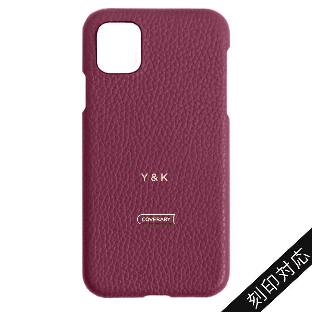 本革 32色 イタリアンシュリンクレザー 背面ケース 名入れ 刻印(箔押し) Xperiaシリーズ