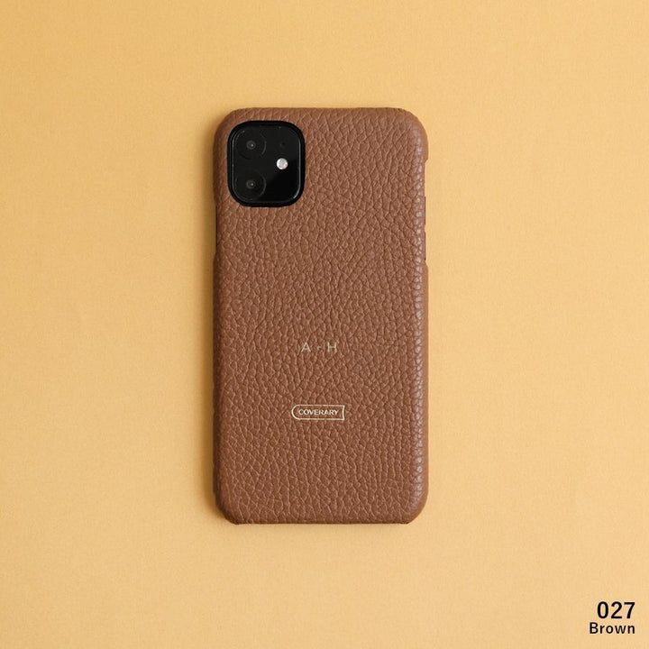 本革 32色 イタリアンシュリンクレザー 背面ケース 名入れ刻印 arrowsシリーズ