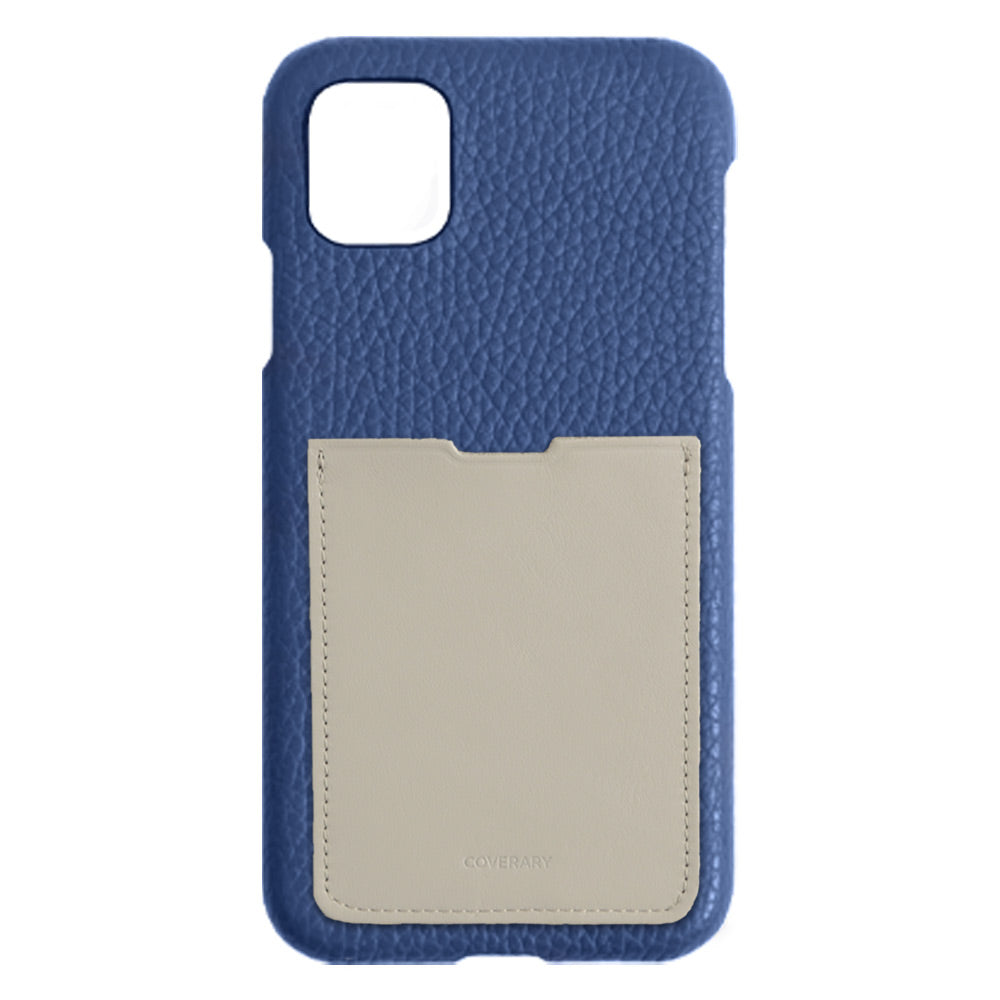 Genuine Leather 32 Colors Italian Shrink Leather Smooth Leather Pocket Attached Back Case Galaxy Series