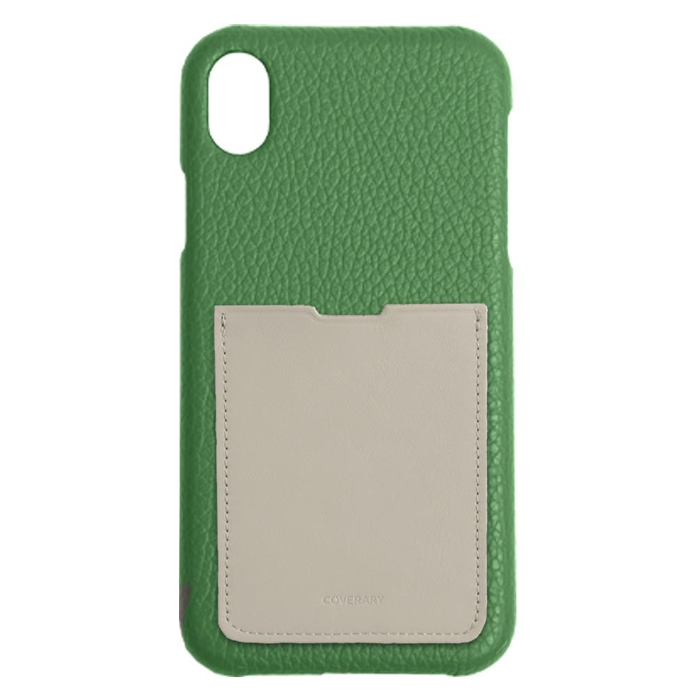 Genuine Leather 32 Colors Italian Shrink Leather Smooth Leather Pocket Attached Back Case Galaxy Series