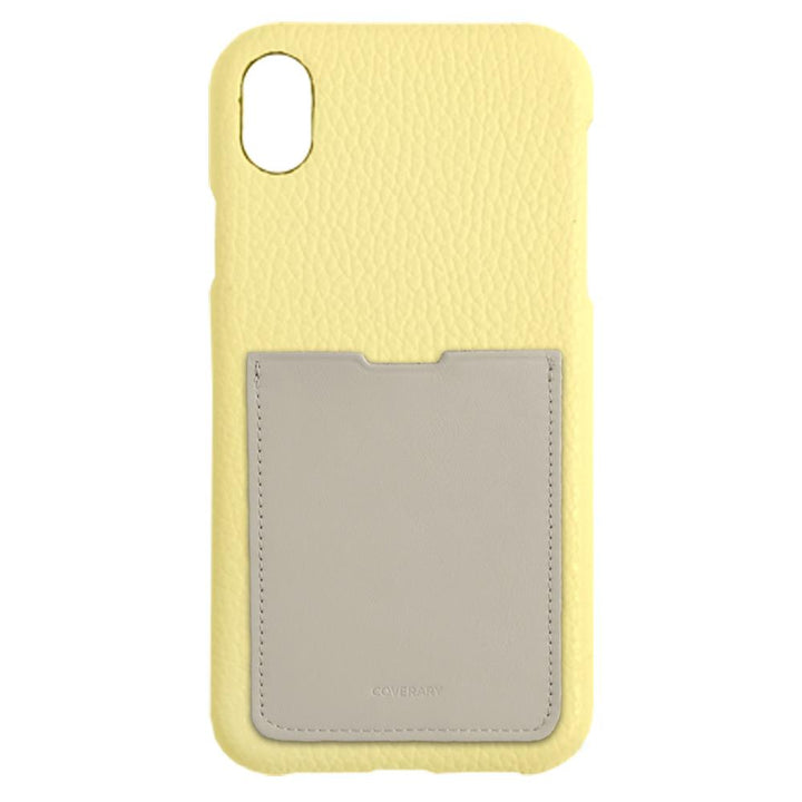 Genuine Leather 32 Colors Italian Shrink Leather Smooth Leather Pocket Attached Back Case Galaxy Series