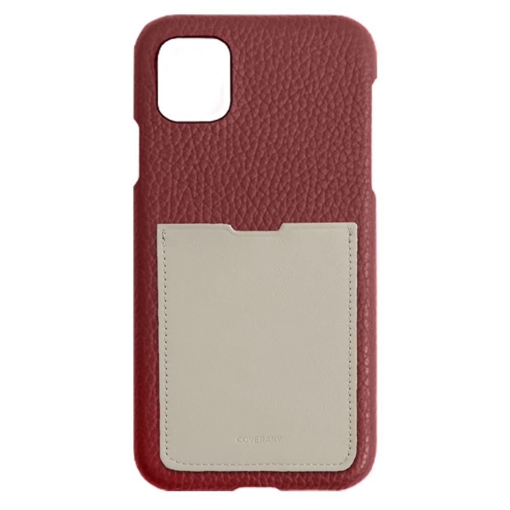 Genuine Leather 32 Colors Italian Shrink Leather Smooth Leather Pocket Attached Back Case Galaxy Series