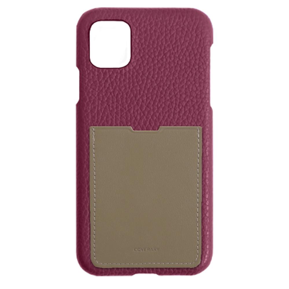 Genuine Leather 32 Colors Italian Shrink Leather Smooth Leather Pocket Back Case iPhone Series